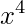 x^{4}