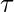 \displaystyle \tau 