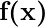\textbf{f(x)}