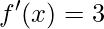 {f}'(x)=3