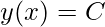 y(x)=C