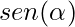 sen(\alpha)