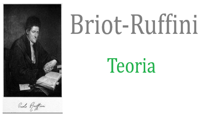 Briot-Ruffini x Divisão Euclidiana – Teoria