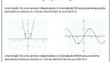 Função Par e Função Ímpar
