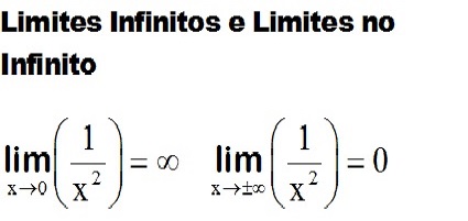 Limites Infinitos e Limites no Infinito