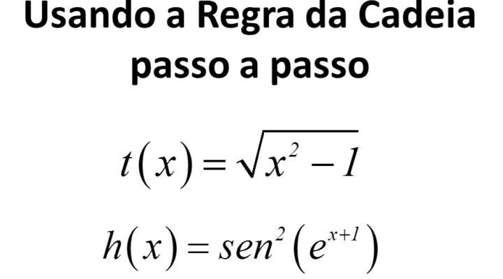 Regra da Cadeia passo a passo – Resolvendo Derivadas
