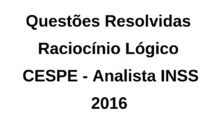 Tabela verdade: exercício resolvido