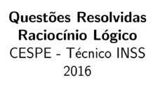 Conectivos lógicos: exercício resolvido